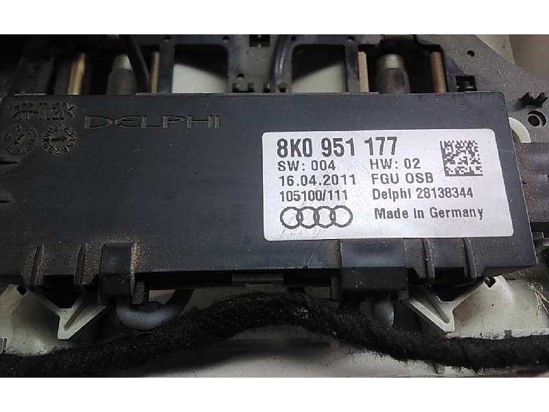 Recambio de luz interior para audi q5 (8r) 2.0 tdi (125kw) referencia OEM IAM 8K0951177  