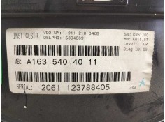 Recambio de cuadro instrumentos para mercedes clase m (w163) 400 cdi (163.128) referencia OEM IAM A1635404011   2