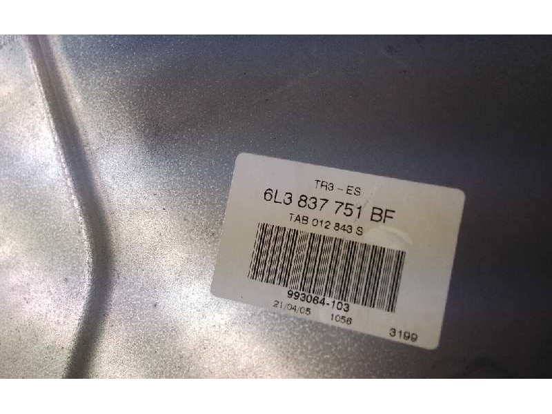 Recambio de elevalunas delantero izquierdo para seat ibiza (6l1) reference referencia OEM IAM 6L3837751BF  