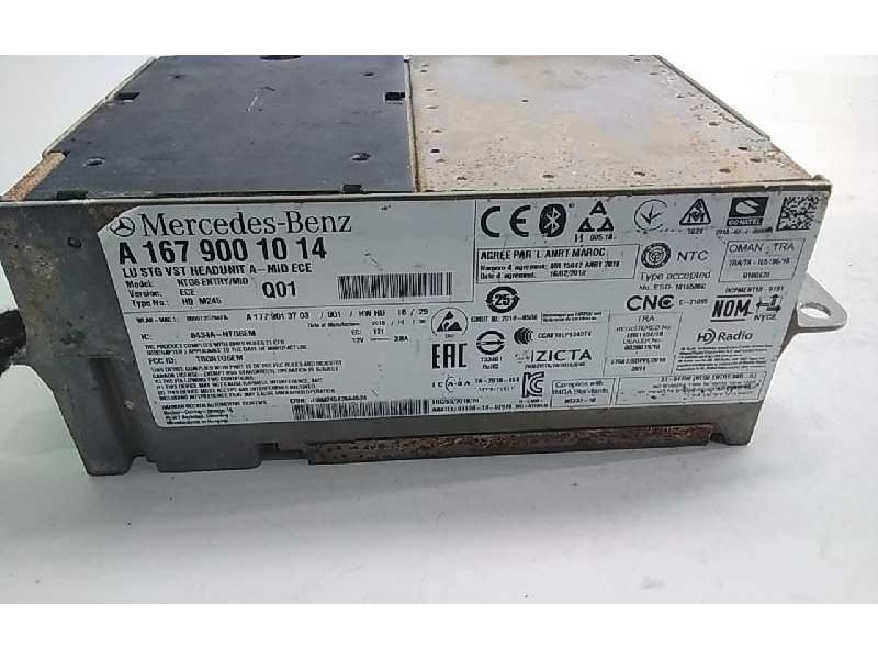 Recambio de sistema audio / radio cd para mercedes clase a berlina (bm 177) a 200 d (117.112) referencia OEM IAM A1679001014  