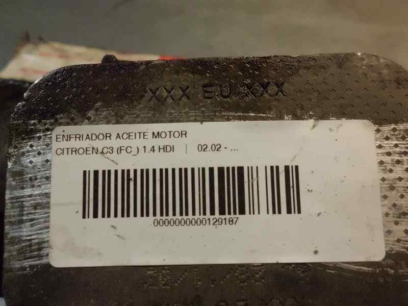 Recambio de enfriador aceite motor para citroen c3 1.4 hdi referencia OEM IAM   