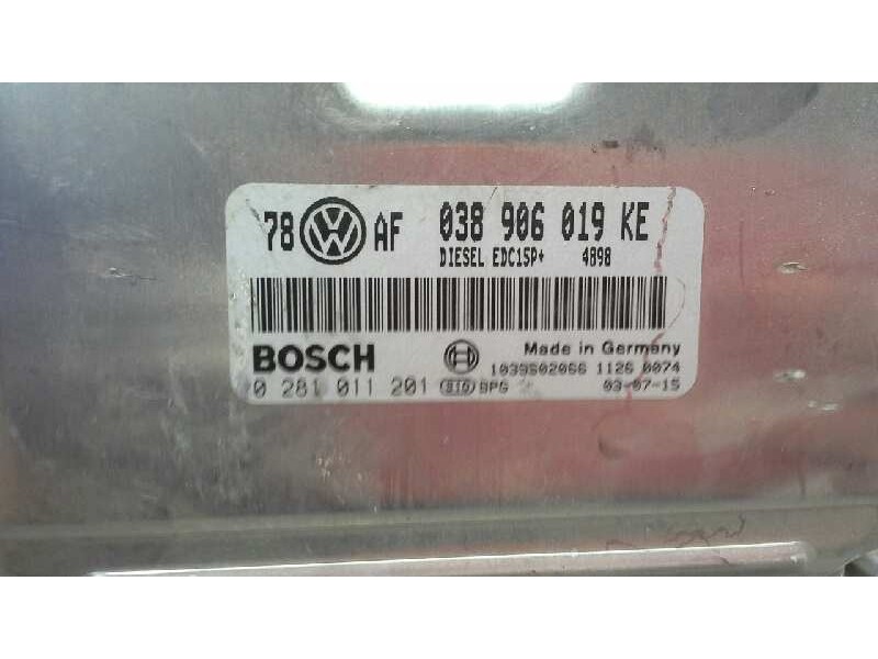 Recambio de centralita motor uce para volkswagen passat berlina (3b3) edition referencia OEM IAM 0281011201 301 