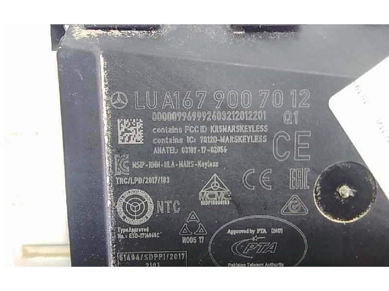 Recambio de modulo electronico para mercedes clase a berlina (bm 177) a 200 d (117.112) referencia OEM IAM A1679007012  