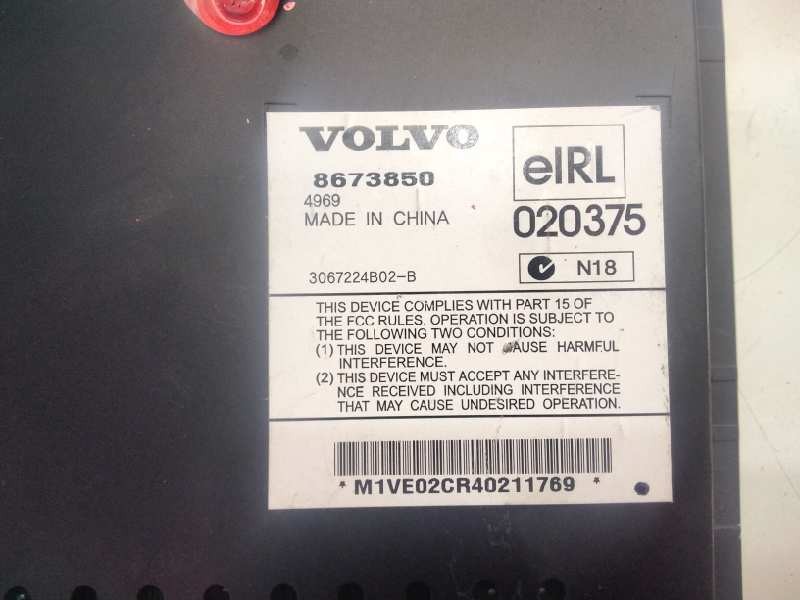 Recambio de amplificador de radio para volvo xc90 d5 referencia OEM IAM 8673850  