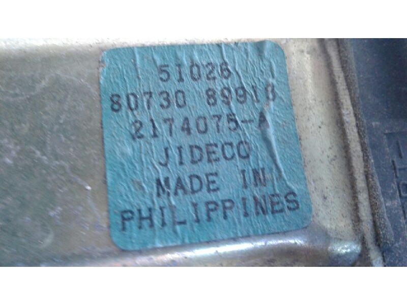 Recambio de elevalunas delantero derecho para nissan x-trail (t30) vertex referencia OEM IAM   