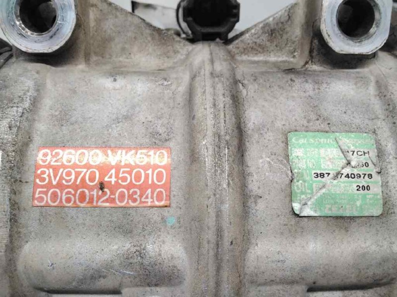 Recambio de compresor aire acondicionado para nissan pick-up (d22) td doble cabina navara referencia OEM IAM 5060120340 926002S4