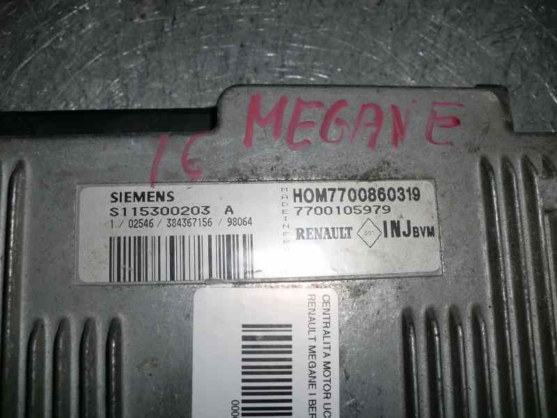 Recambio de centralita motor uce para renault megane i berlina hatchback (ba0) 1.6 referencia OEM IAM S115300203A 260 