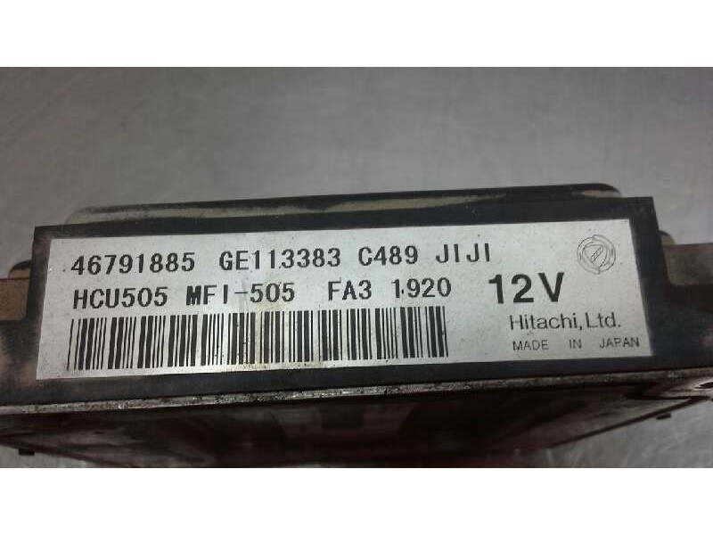 Recambio de centralita motor uce para fiat stilo (192) 1.8 16v cat referencia OEM IAM  173 