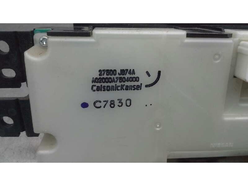 Recambio de mando climatizador para nissan x-trail (t31) le referencia OEM IAM 27500JB74A  