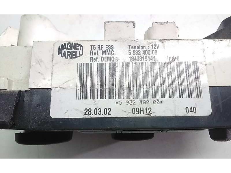 Recambio de mando calefaccion / aire acondicionado para peugeot 307 (s1) 1.6 16v cat referencia OEM IAM 593240000  