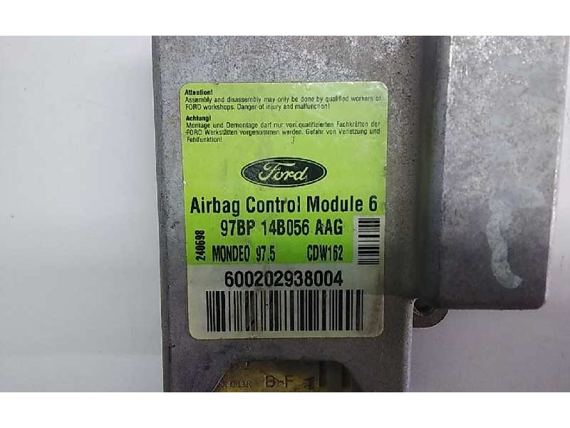 Recambio de centralita airbag para ford mondeo berlina (gd) referencia OEM IAM 97BP14B056AAG  