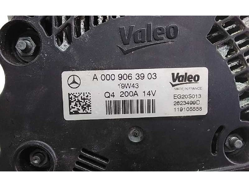 Recambio de alternador para mercedes clase a berlina (bm 177) a 200 d (117.112) referencia OEM IAM A0009063903  