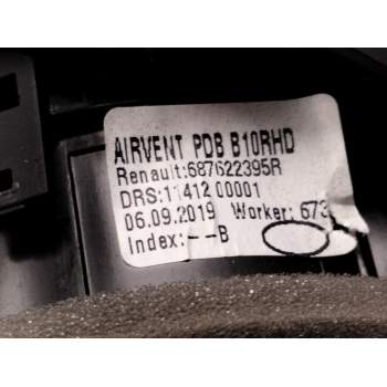 Recambio de aireador derecho para renault zoe furgoneta/hatchback (bfm_) electric (bfma, bfmb) referencia OEM IAM 687622395R  