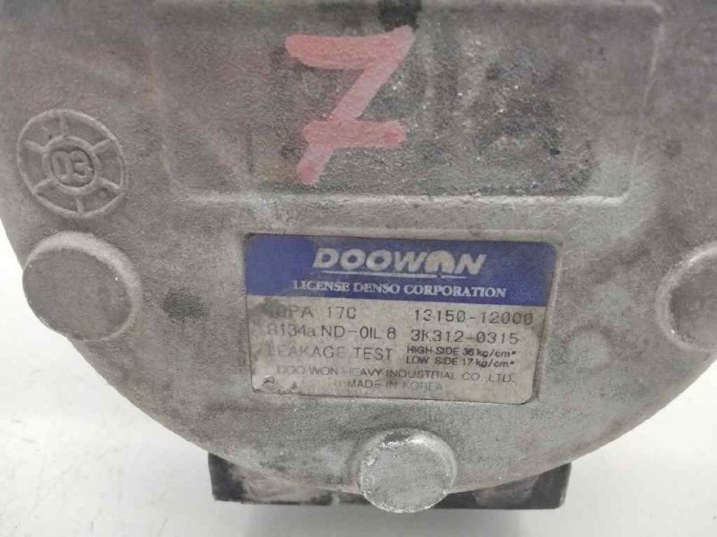 Recambio de compresor aire acondicionado para kia carnival ii 2.9 cdri ex referencia OEM IAM 1315012000  