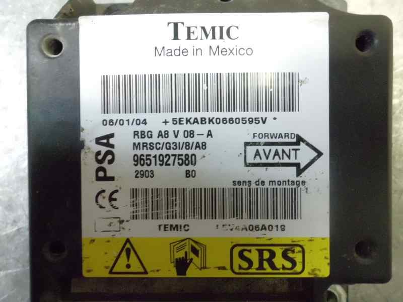 Recambio de centralita airbag para citroen c3 1.4 hdi referencia OEM IAM 9651927580  