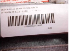 Recambio de elevalunas trasero izquierdo para citroen c4 berlina 1.6 16v hdi referencia OEM IAM    2