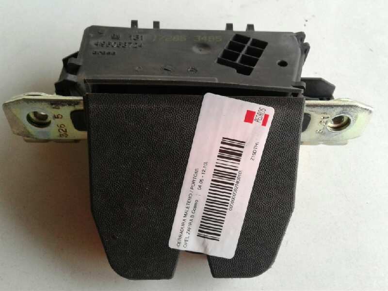 Recambio de cerradura maletero / porton para opel zafira b cosmo referencia OEM IAM   