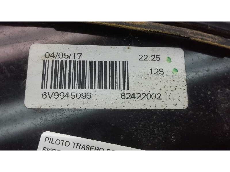 Recambio de piloto trasero derecho para skoda fabia active referencia OEM IAM   