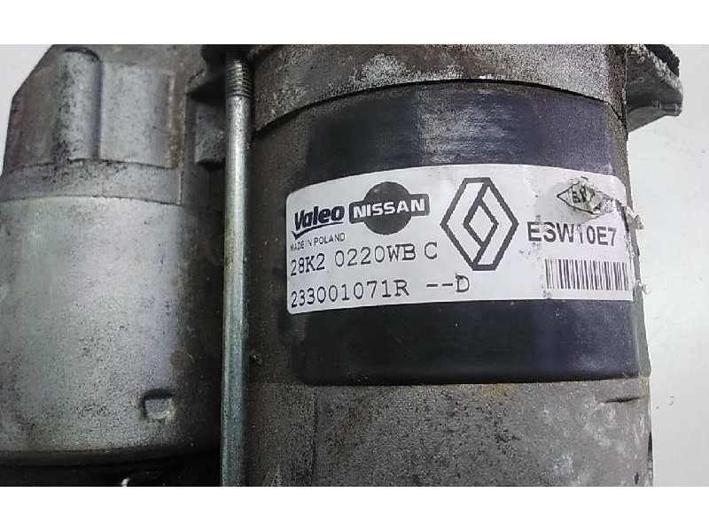 Recambio de motor arranque para dacia sandero 0.9 tce cat referencia OEM IAM 28K20220WBC SIDAMON 