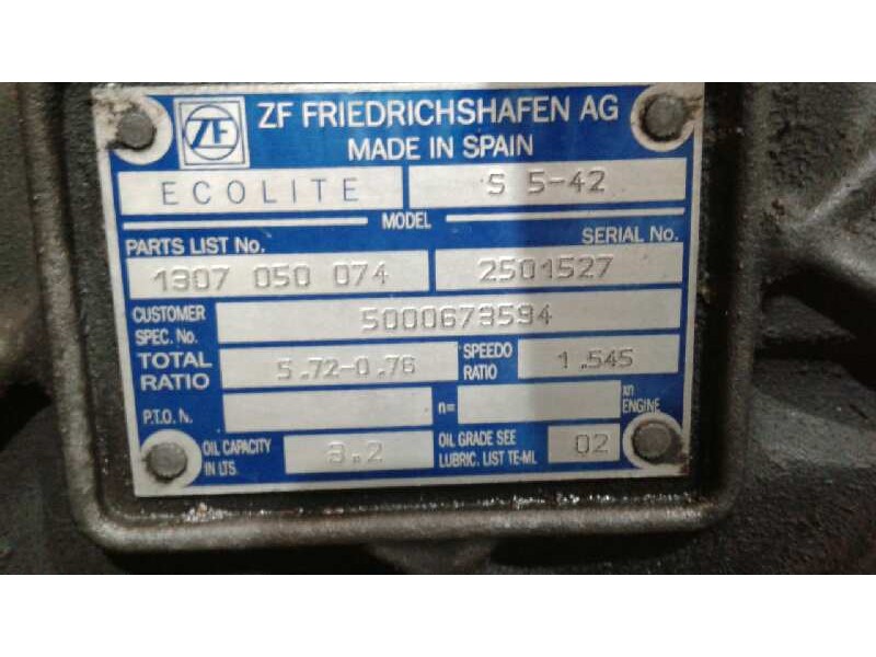 Recambio de caja cambios para ebro l35 perkins referencia OEM IAM S5-42  