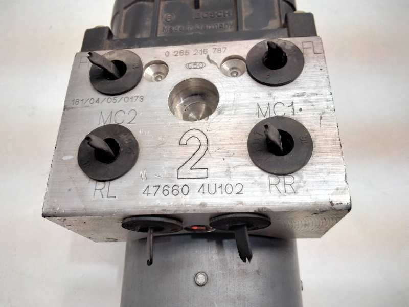 Recambio de centralita abs para nissan almera tino (v10m) referencia OEM IAM 476604U102 BOSCH 0265216787