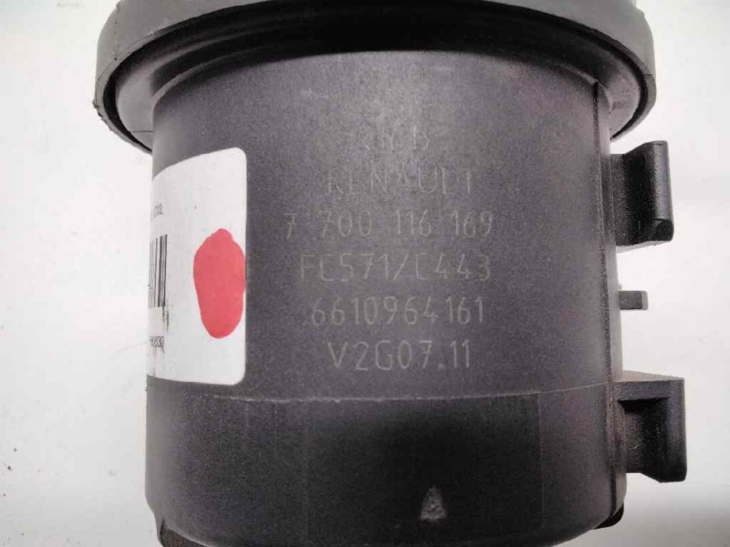 Recambio de filtro gasoil para renault kangoo (f/kc0) referencia OEM IAM 7700116169  