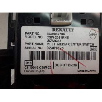 Recambio de sistema navegacion gps para renault koleos bose edition referencia OEM IAM 259153753R IA5489J00291 253B06778R