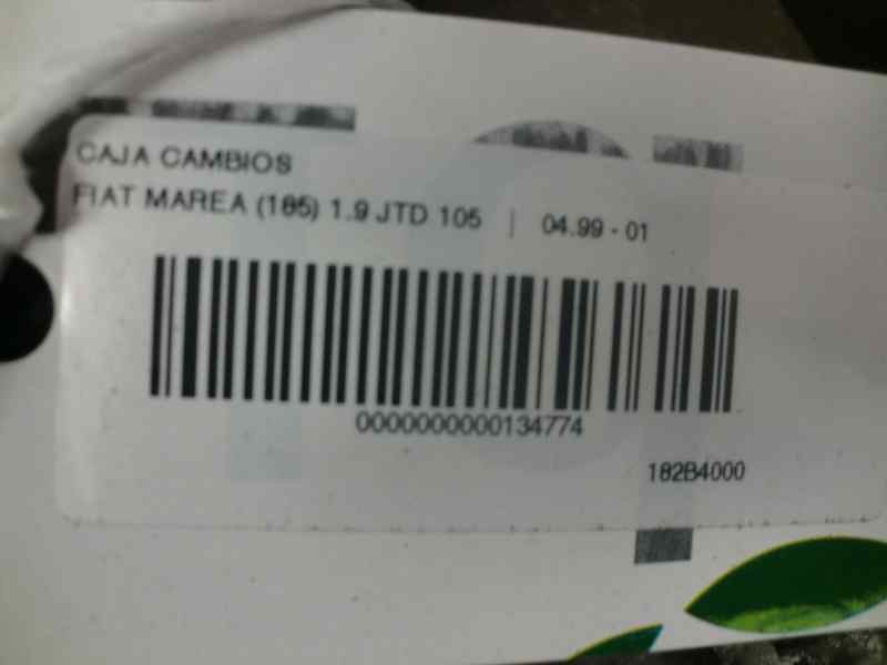 Recambio de caja cambios para fiat marea berlina (185) 1.9 jtd cat referencia OEM IAM 21.42-7391395  