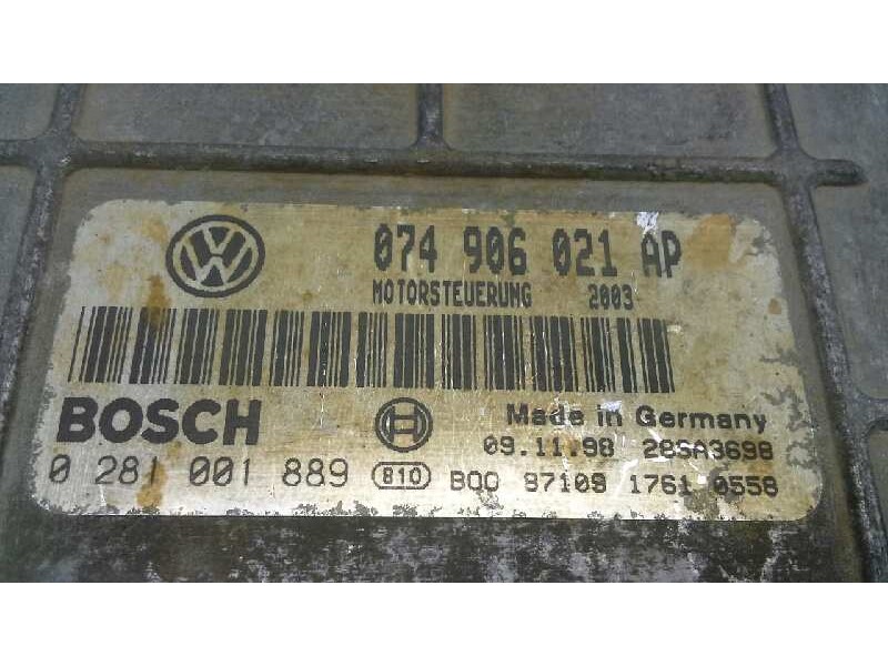 Recambio de centralita motor uce para volkswagen lt caja abierta (mod. 1997) 2.5 tdi referencia OEM IAM 0281001889 178 028101138