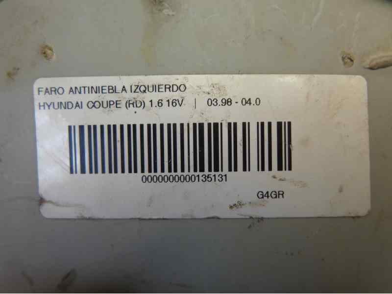 Recambio de faro antiniebla izquierdo para hyundai coupe (j2) 1.6 fx coupe referencia OEM IAM   