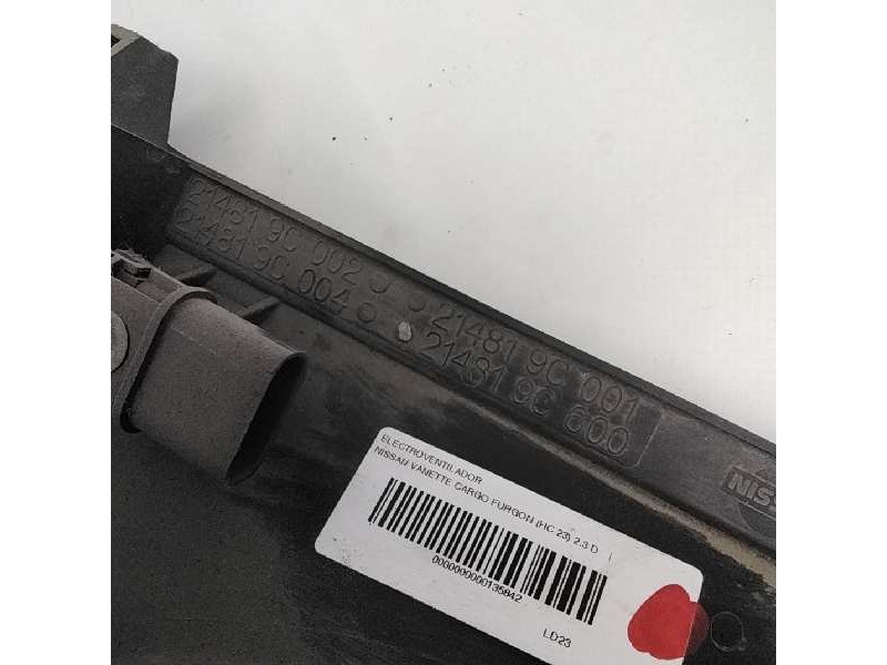 Recambio de electroventilador para nissan vanette cargo (hc23) referencia OEM IAM 214819C001  
