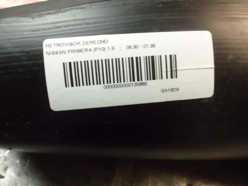 Recambio de retrovisor derecho para nissan primera berl./familiar (p10/w10) referencia OEM IAM   