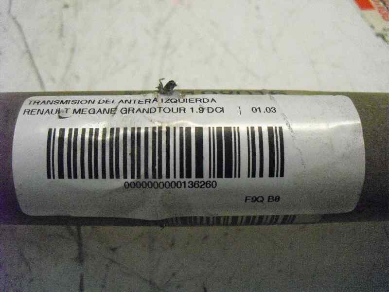 Recambio de transmision delantera izquierda para renault megane ii familiar 1.9 dci diesel referencia OEM IAM 8200626043  