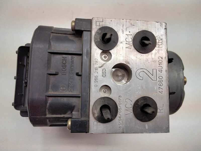 Recambio de centralita abs para nissan almera tino (v10m) referencia OEM IAM 476604U102 BOSCH 0265216787