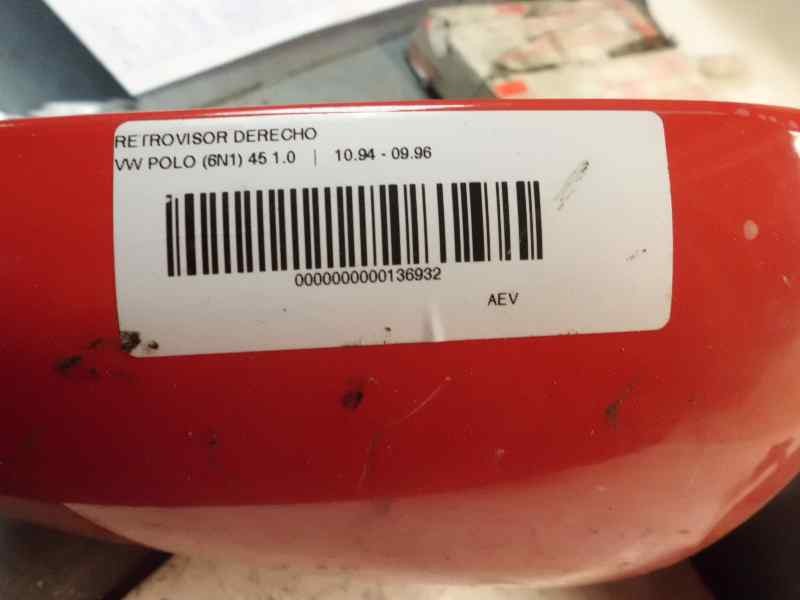 Recambio de retrovisor derecho para volkswagen polo berlina (6n1) klima referencia OEM IAM   