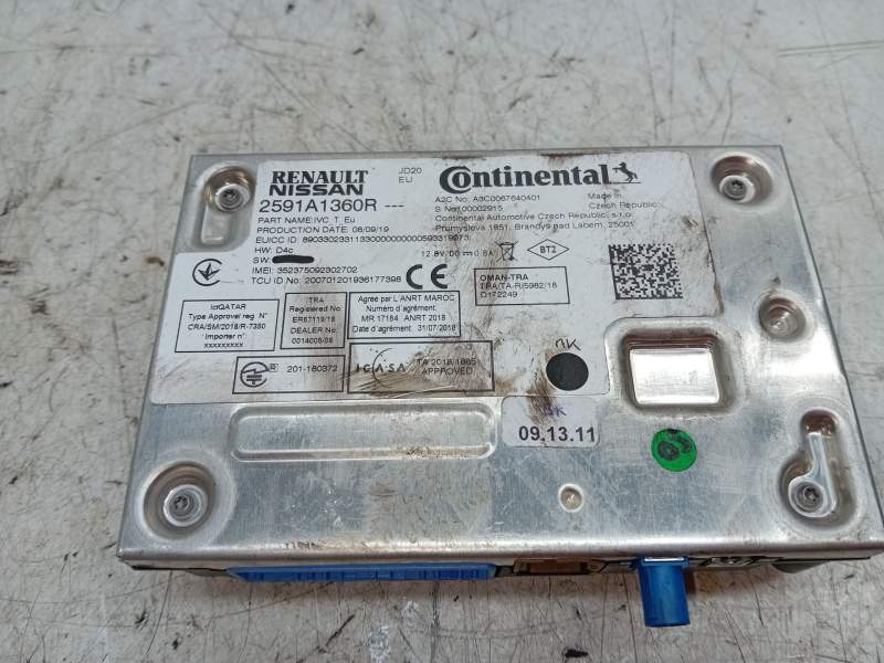 Recambio de modulo electronico para renault zoe furgoneta/hatchback (bfm_) electric (bfma, bfmb) referencia OEM IAM 2591A1360R  