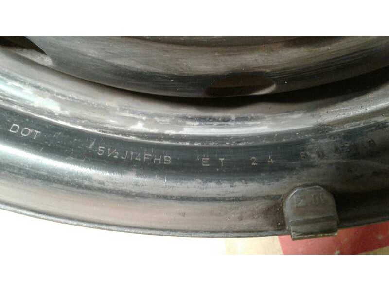 Recambio de llanta hierro para citroen zx 1.9 d avantage referencia OEM IAM 14PULGADAS4TORNILLOS  