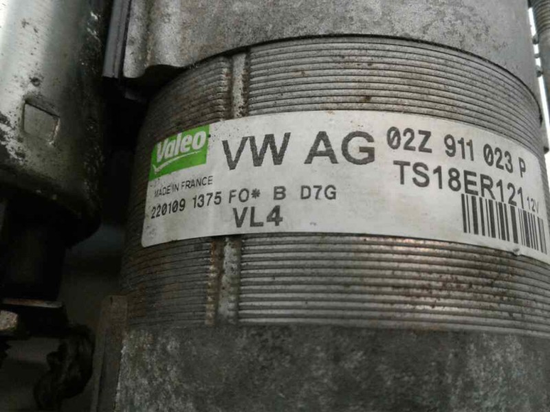Recambio de motor arranque para volkswagen tiguan (5n2) 2.0 tdi dpf referencia OEM IAM 02Z911023P TS18ER121 