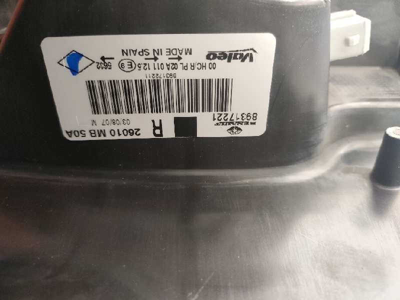 Recambio de faro derecho para renault maxity referencia OEM IAM 8931721  