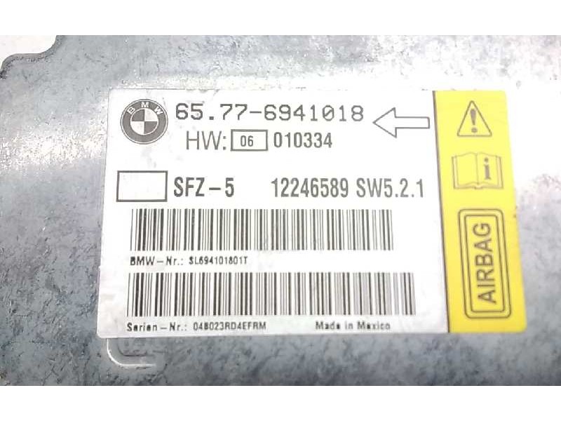 Recambio de centralita airbag para bmw serie 5 berlina (e60) 530i referencia OEM IAM 6941018  