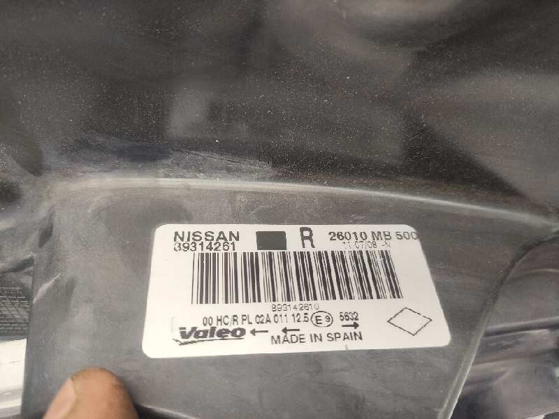 Recambio de faro derecho para nissan cabstar 110.45 referencia OEM IAM 89314261  26010BM500