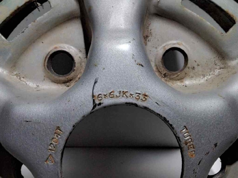 Recambio de llanta hierro para land rover range rover vogue turbo diesel referencia OEM IAM 165TORNILLOS ET33 