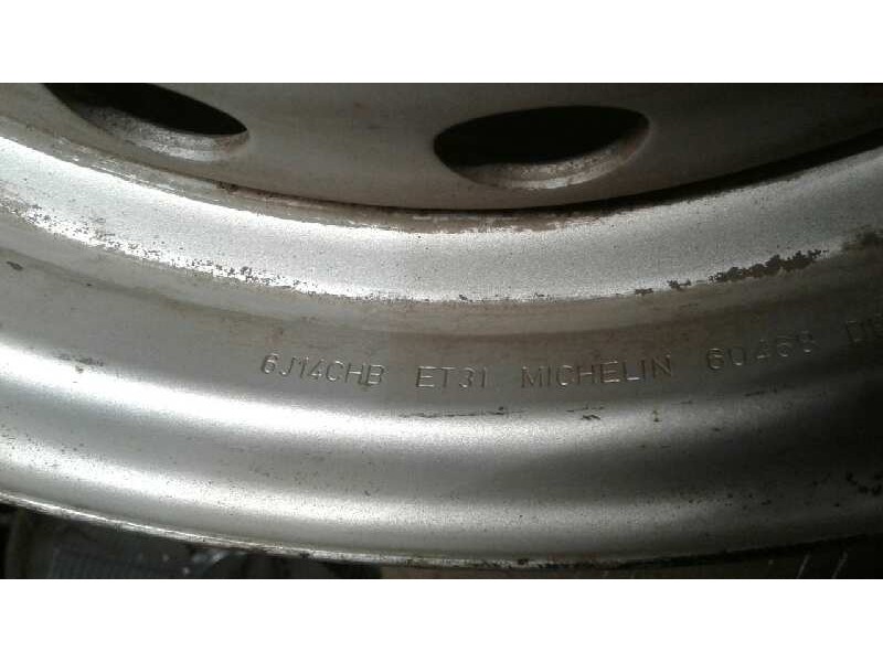 Recambio de llanta hierro para citroen jumpy 1.9 d furg. (776kg) referencia OEM IAM 14PULGADAS5TORNILLOS  