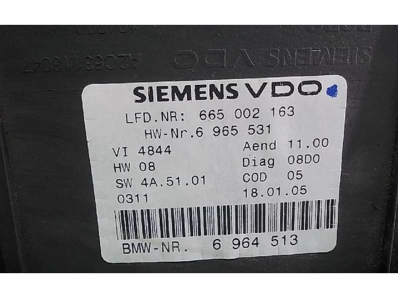Recambio de cuadro instrumentos para bmw serie 3 berlina (e90) 320d referencia OEM IAM 6964513  
