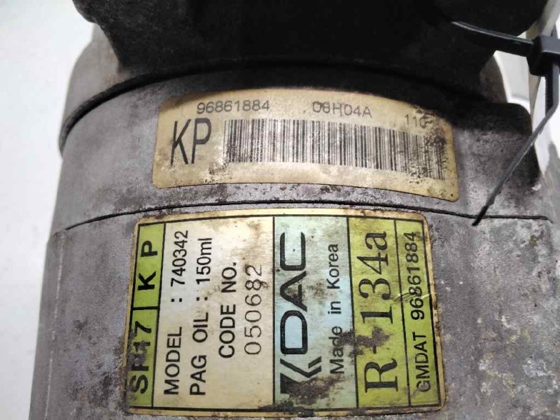 Recambio de compresor aire acondicionado para chevrolet captiva 2.0 vcdi ls referencia OEM IAM 96861884  