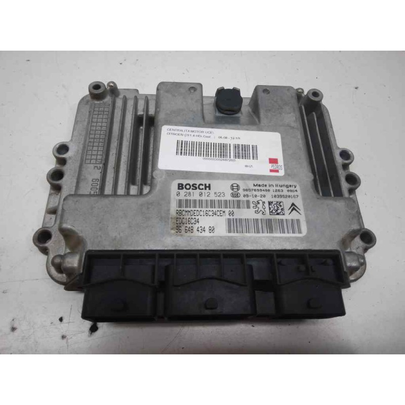 Recambio de centralita motor uce para citroen c3 1.4 hdi cool referencia OEM IAM 9664843480  