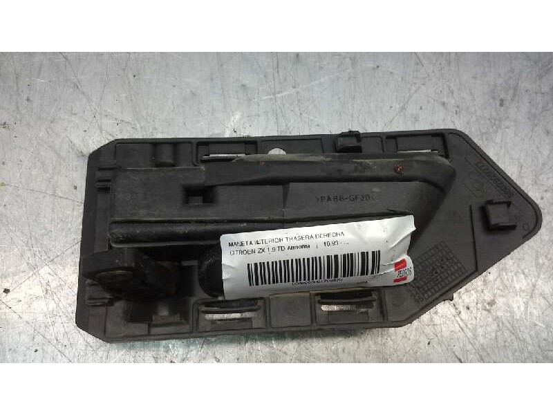 Recambio de maneta interior trasera derecha para citroen zx 1.9 td armonia referencia OEM IAM 960292277  