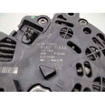 Recambio de alternador para dodge journey sxt referencia OEM IAM 04801715AA 0121715047 14V 180A