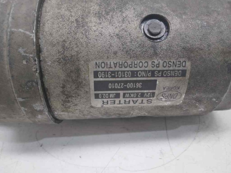 Recambio de motor arranque para kia carens (un) active referencia OEM IAM 3610027010  