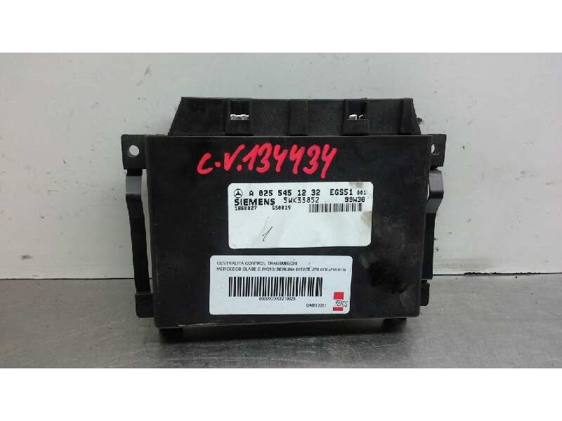 Recambio de centralita control transmision para mercedes clase e (w210) berlina diesel 270 cdi (210.016) referencia OEM IAM A025